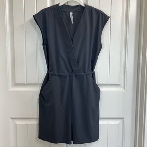 Athleta Womens Marlow Romper in Black, Size XS